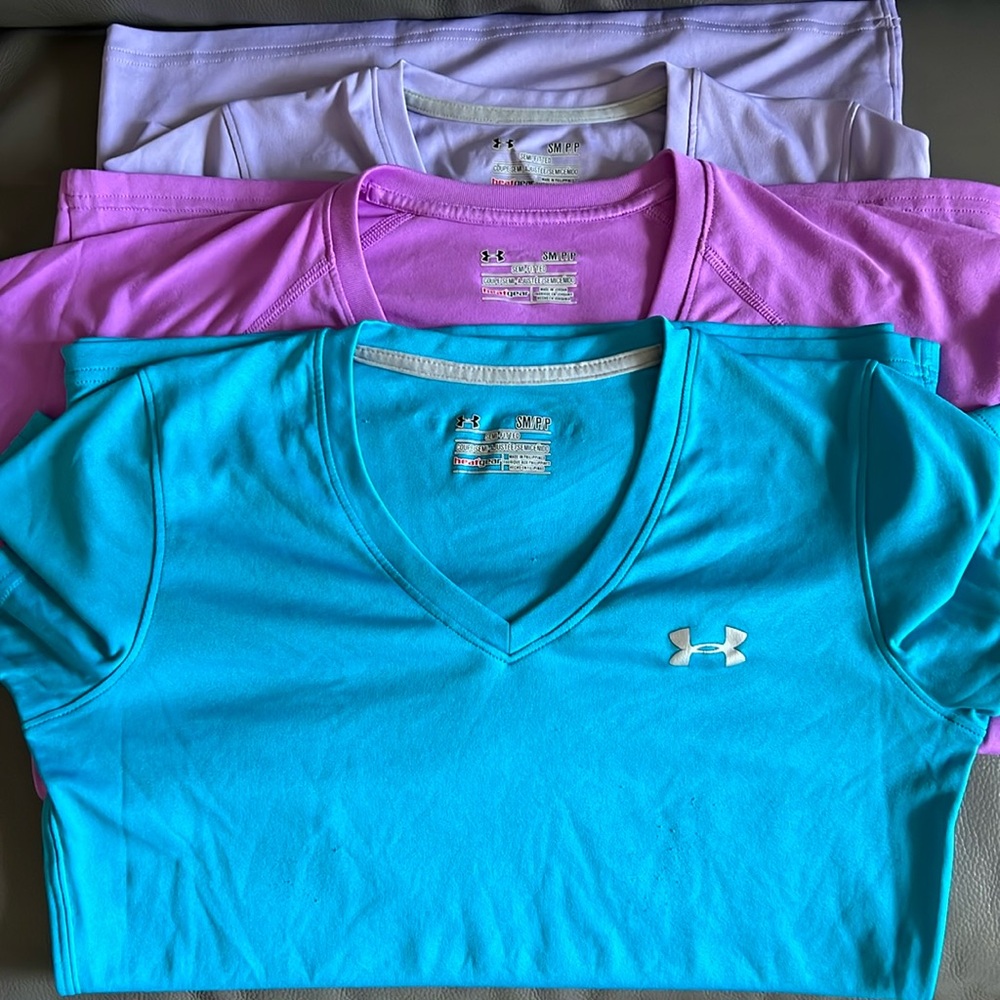 3 Under Armour workout shirts